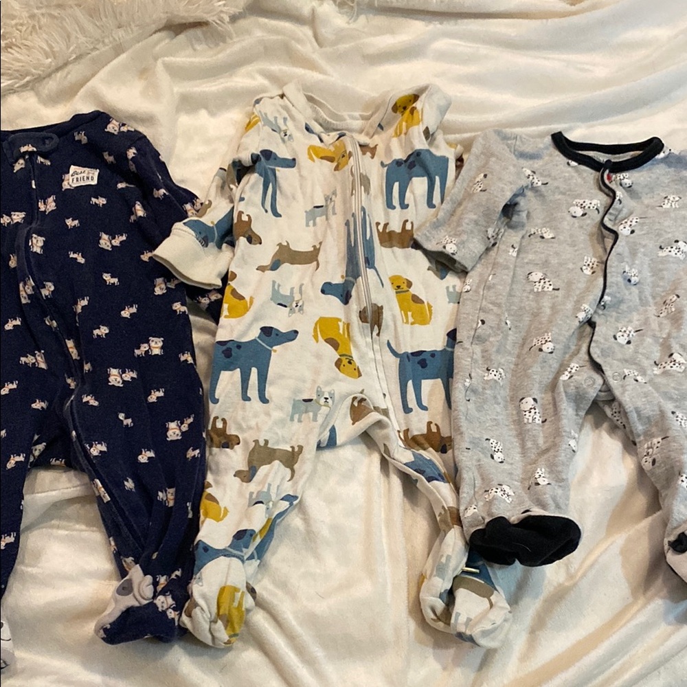Kids One Piece Pajamas Set - Dog Themed